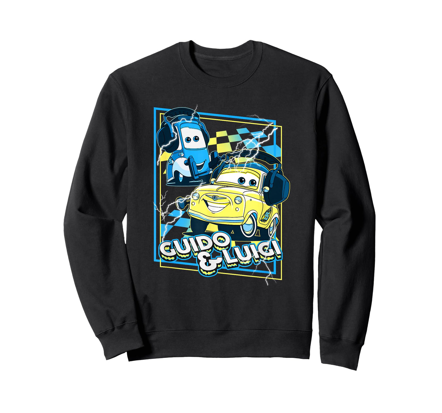 Disney Pixar Cars Guido & Luigi Loud As Thunder T-Shirt