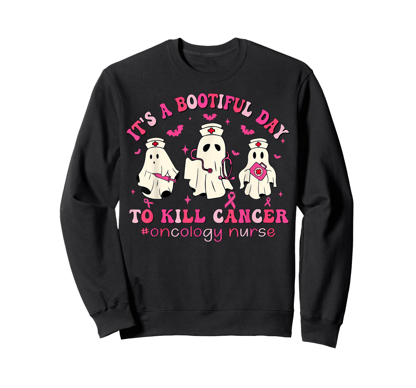It's A Bootiful Day To Kill Cancer Oncology Nurse Halloween T-Shirt
