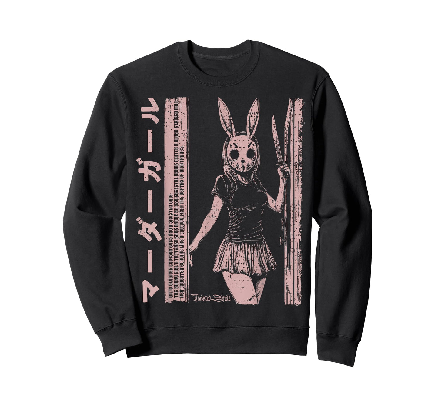 Anime Horror Bunny Aesthetic Soft Grunge Waifu Japanese Girl T-Shirt