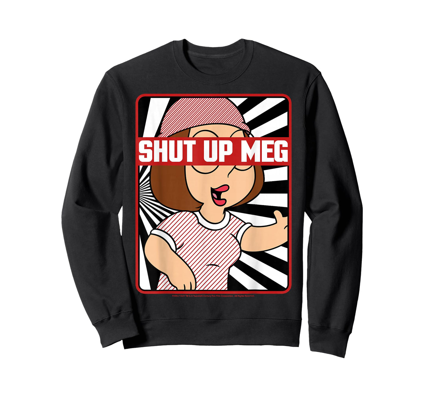 Family Guy Shut Up Meg Censure Big Chest Portrait T-Shirt