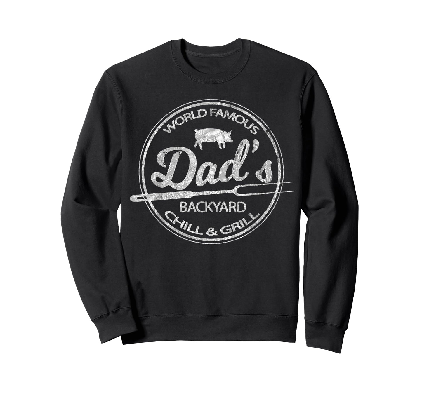 World Famous Dad's Backyard Grill & Chill BBQ T-Shirt T-Shirt