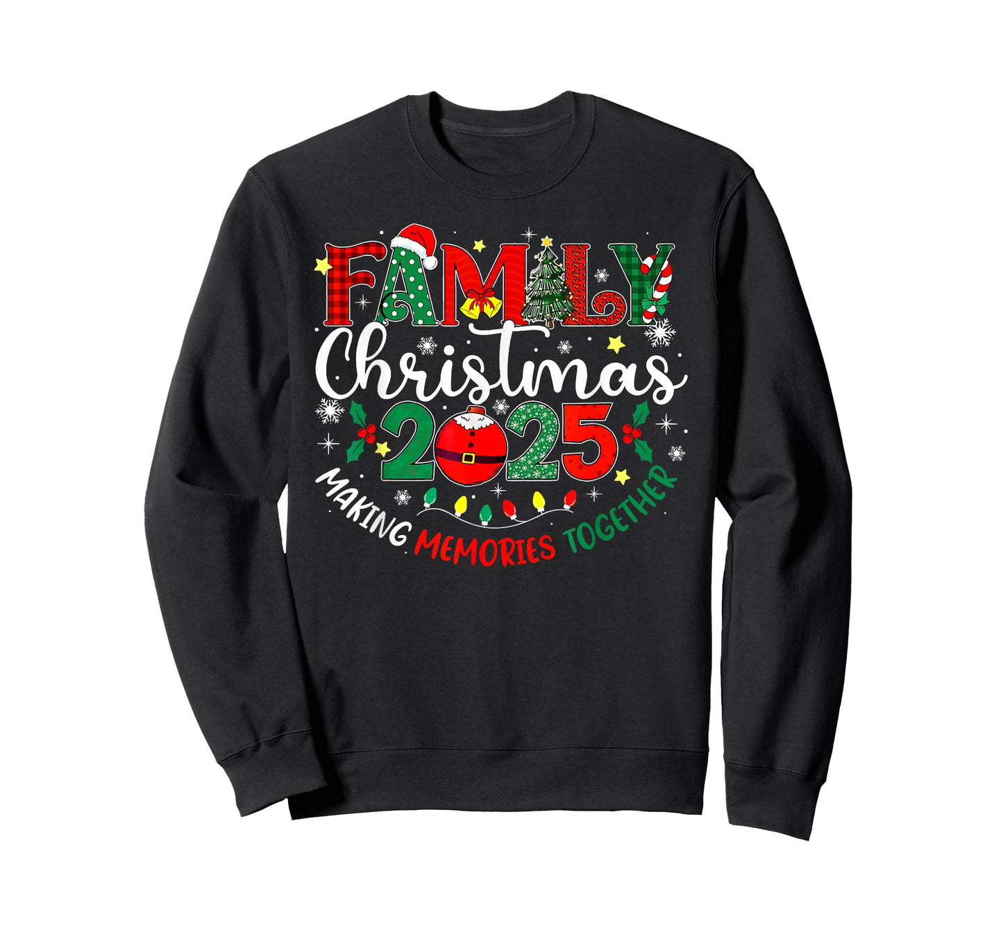 Family Christmas 2025 Making Memories Together Matching T-Shirt