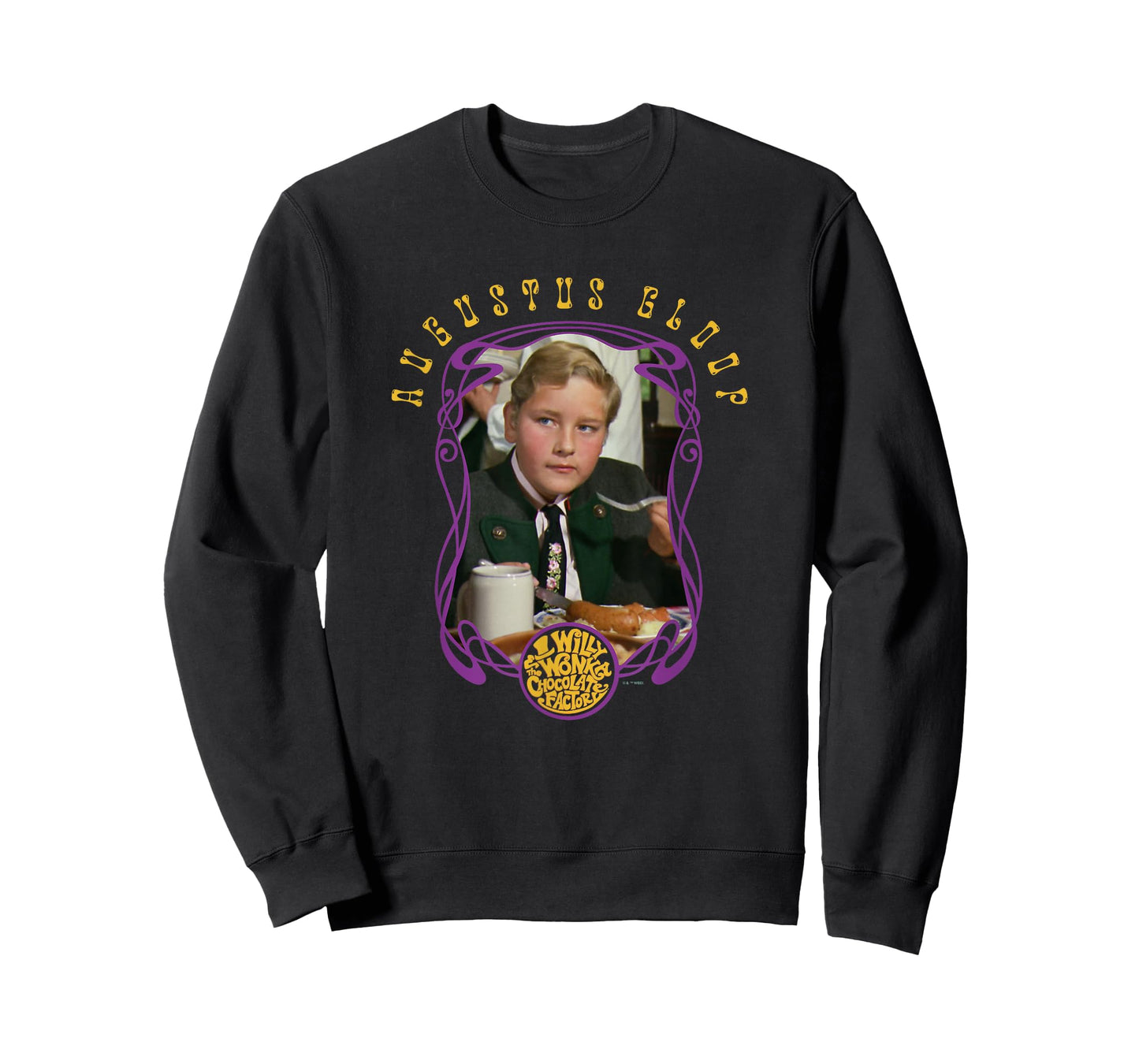 Willy Wonka & The Chocolate Factory Augustus Gloop Portrait T-Shirt