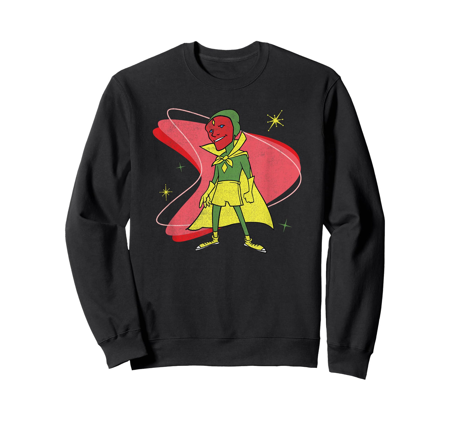 Marvel WandaVision Vision 50s Retro T-Shirt