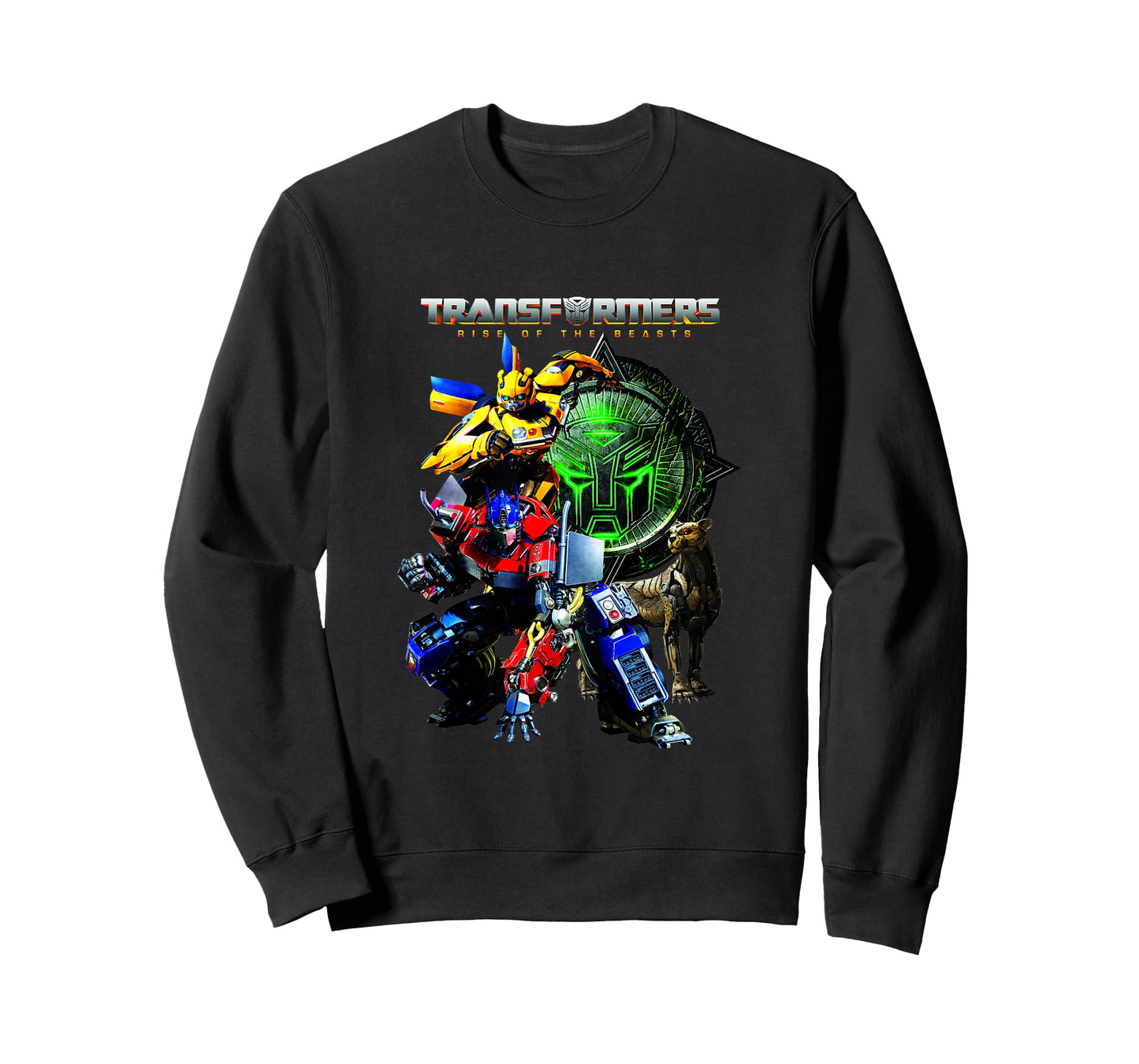Transformers: Rise of The Beasts Heroes Vintage Group Shot T-Shirt