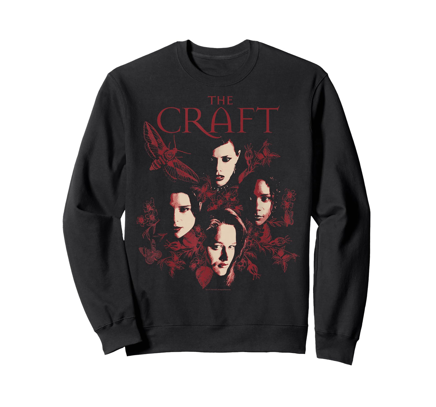 The Craft Earth Witch Red Flowers Goth 90's Movie T-Shirt
