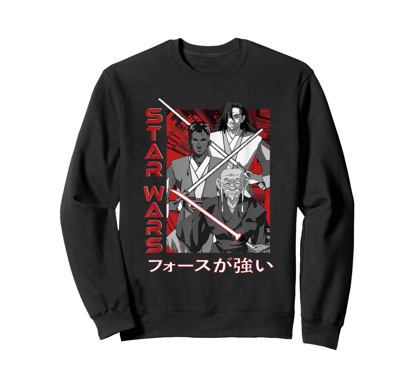 Star Wars Visions Anime Kanji Poster T-Shirt