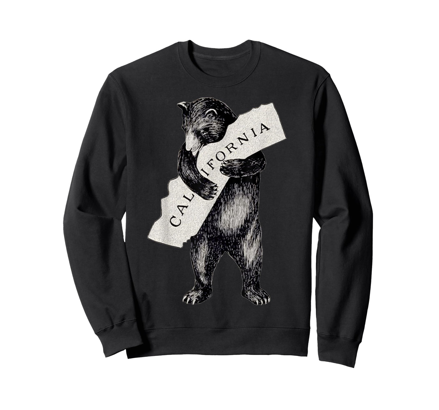 Bear Hug Retro I Love California Shirt Art-Vintage Cali Bear T-Shirt