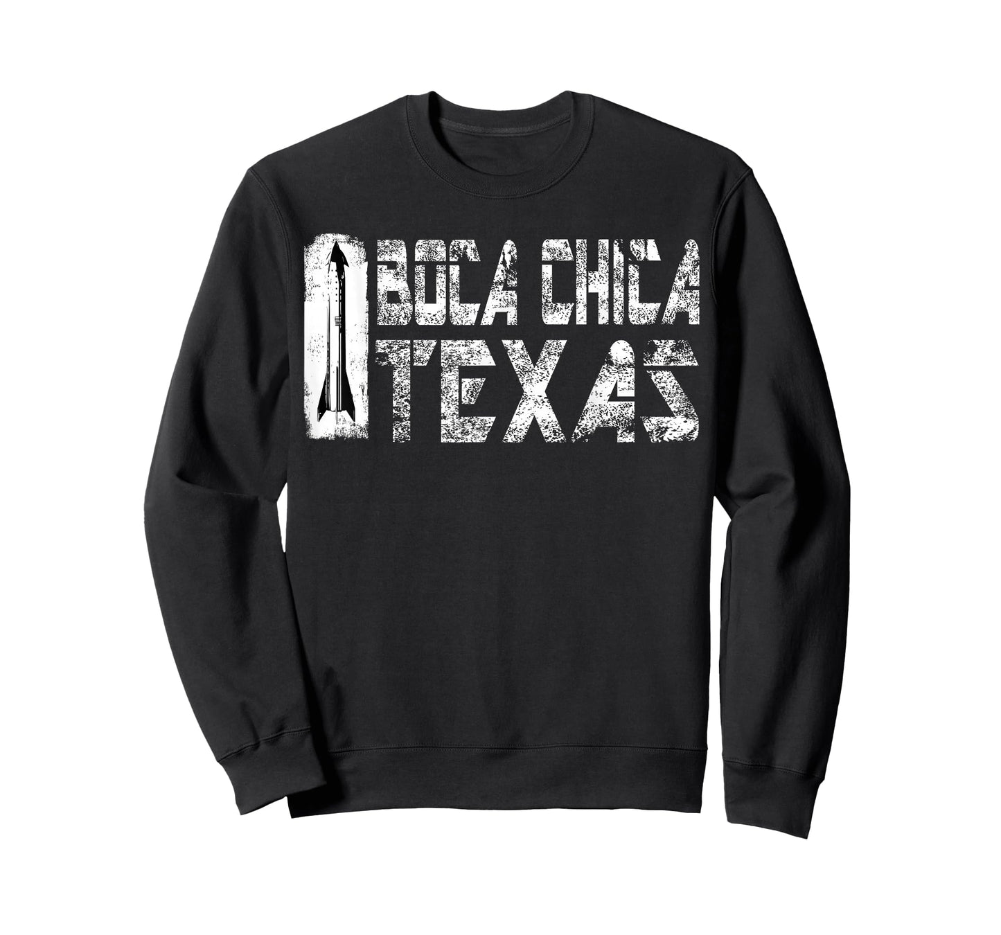 Boca Chica Texas Starship Retro White T-Shirt
