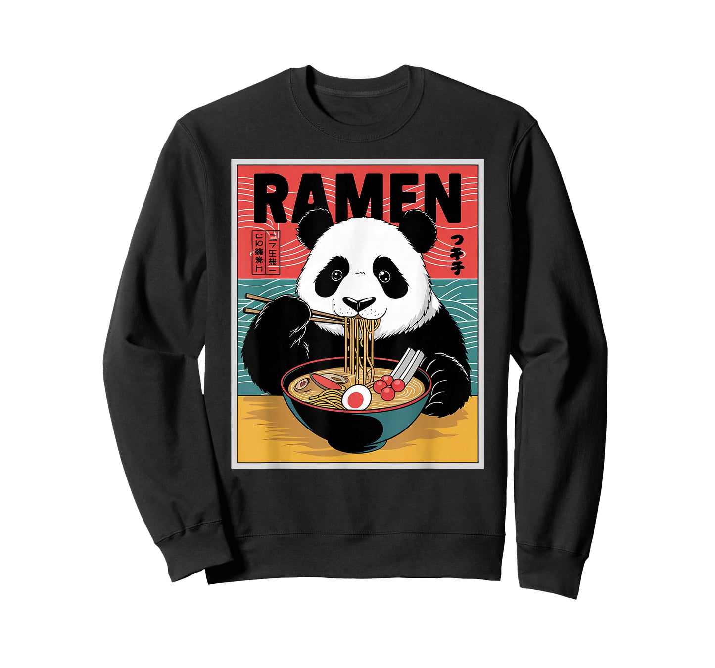 Anime Panda Manga Kawaii Otaku Neko Japanese Ramen Panda T-Shirt