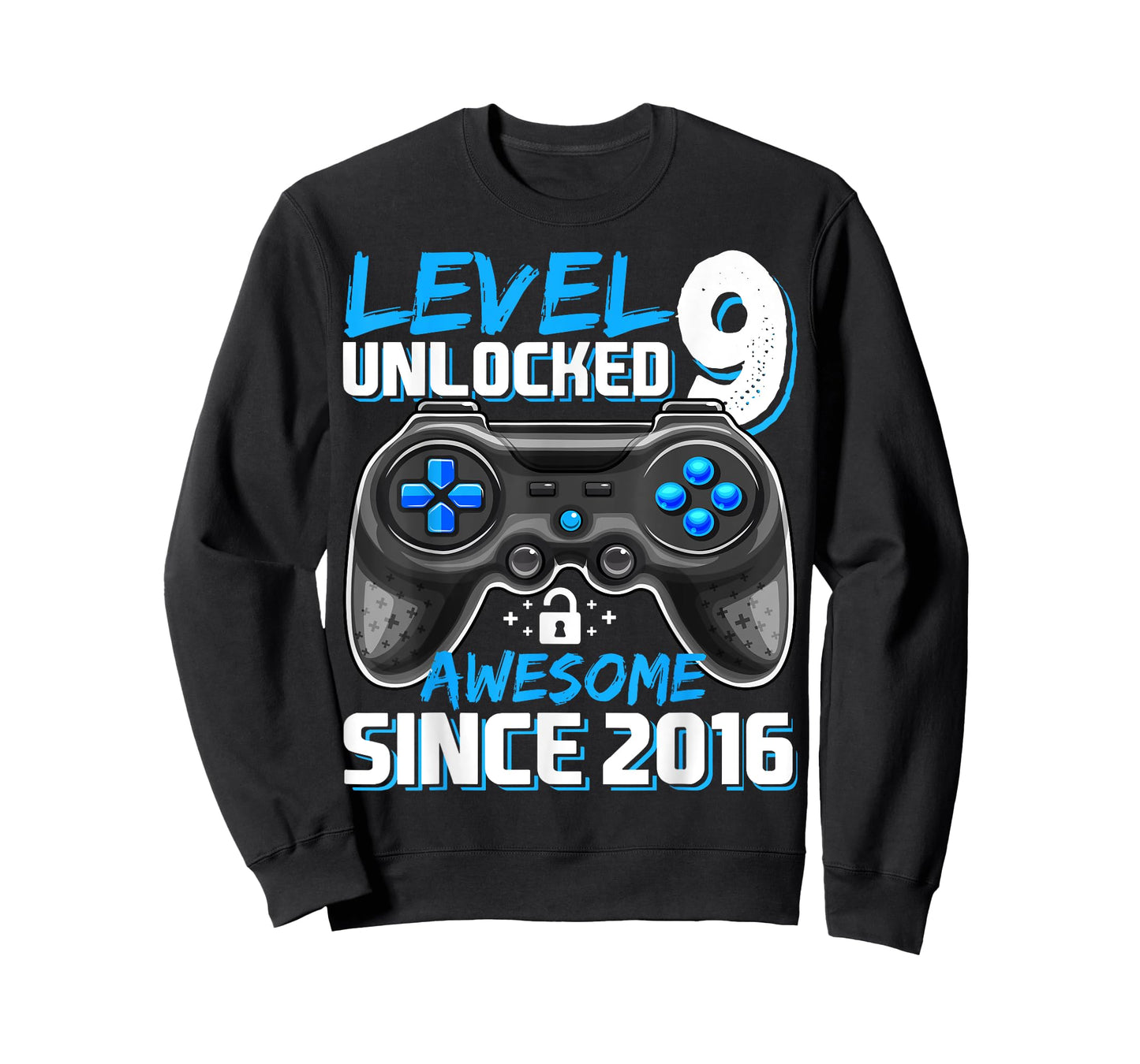 9th Birthday Boy Level 9 Gamer 9 Year Video Game Party T-Shirt