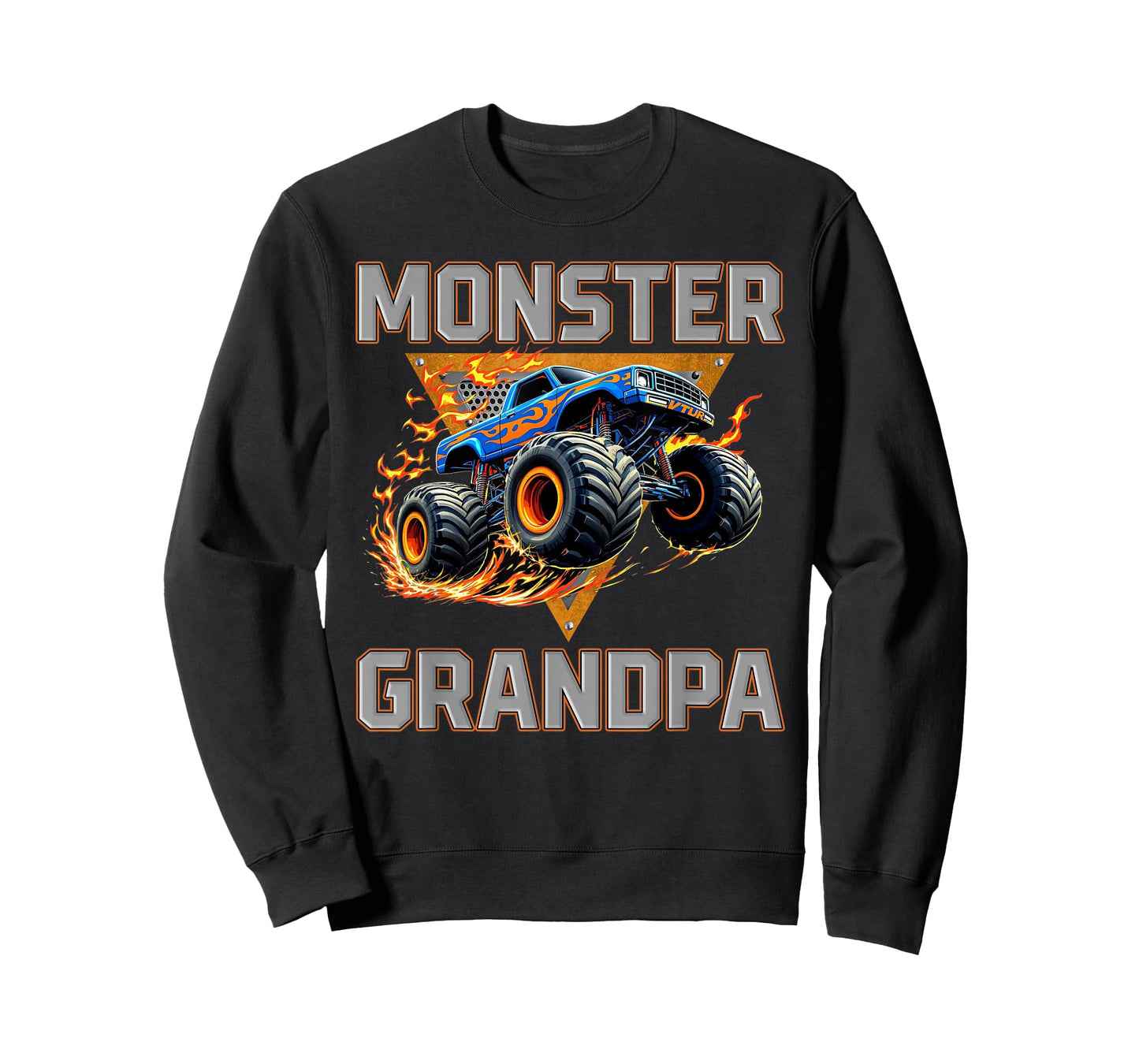 Monster Truck Grandpa Family Matching Monster Truck Lovers T-Shirt