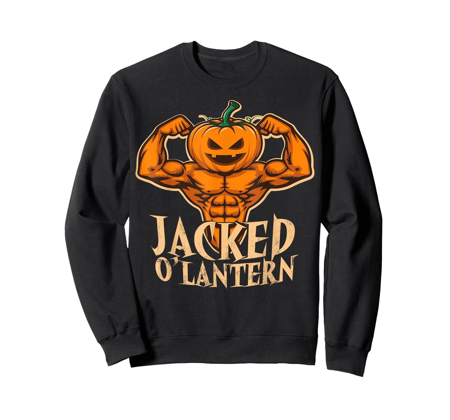 Funny Jacked Halloween Pumpkin Workout Motivation T Shirt T-Shirt
