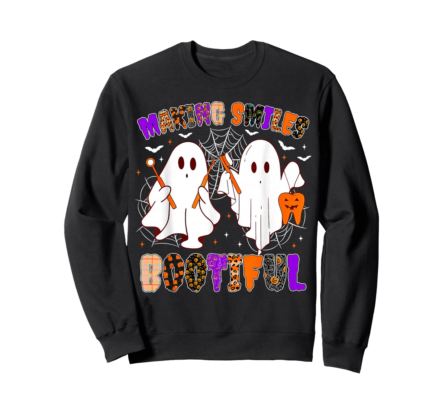 Making Smiles Bootiful Funny Ghost Dentist Halloween Dental T-Shirt