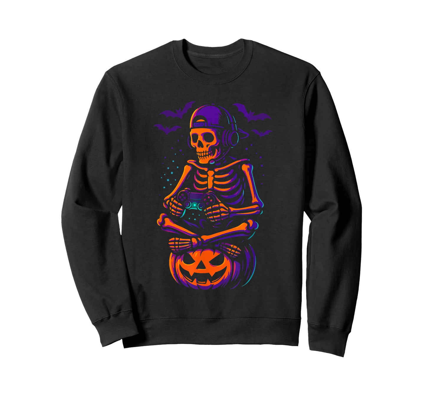 Gamer Halloween – Video Game Skeleton with Controller T-Shirt