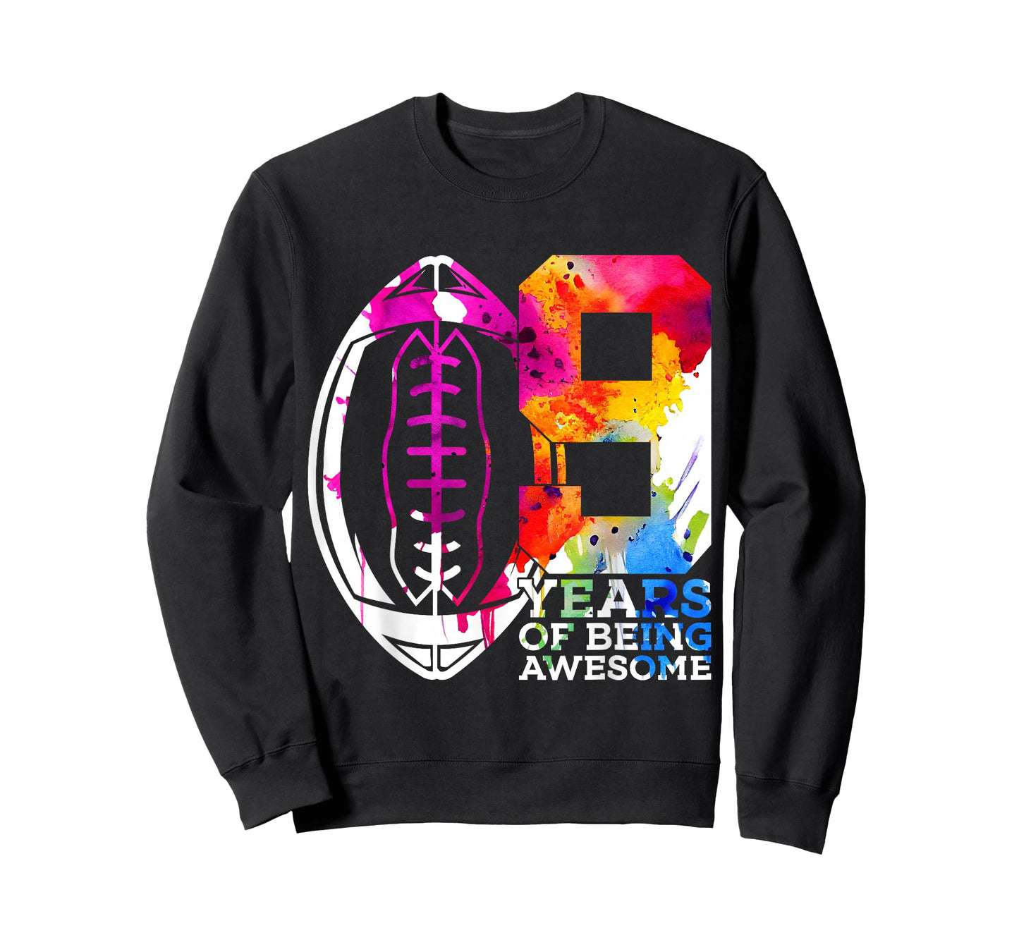 9 YEARS OF BEING AWESOME FOOTBALL 9TH BIRTHDAY T-Shirt