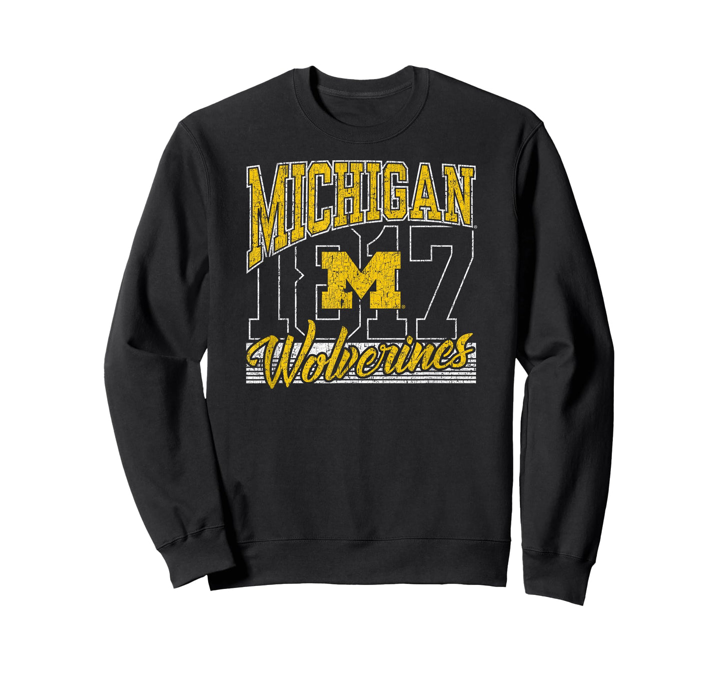 Michigan Wolverines Vintage 90's Rise Navy T-Shirt