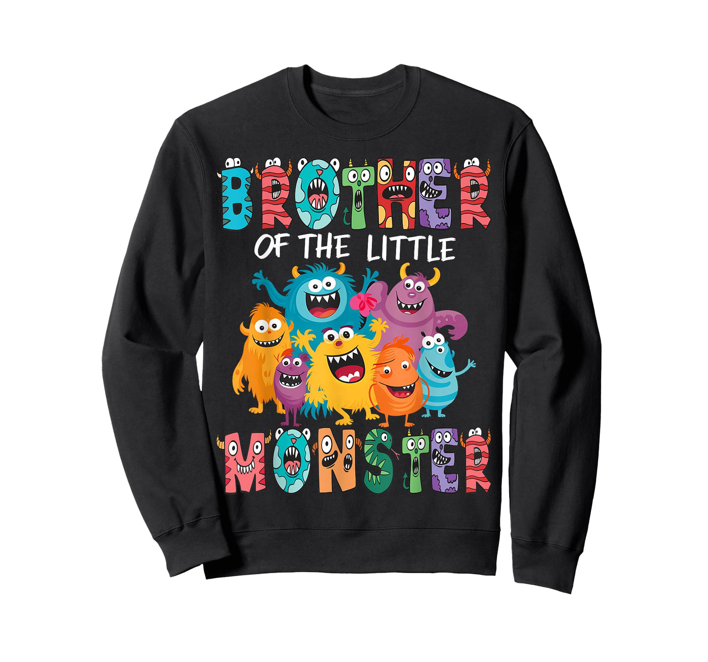Brother Of The Little Monster Kids 1St Birthday Party T-Shirt