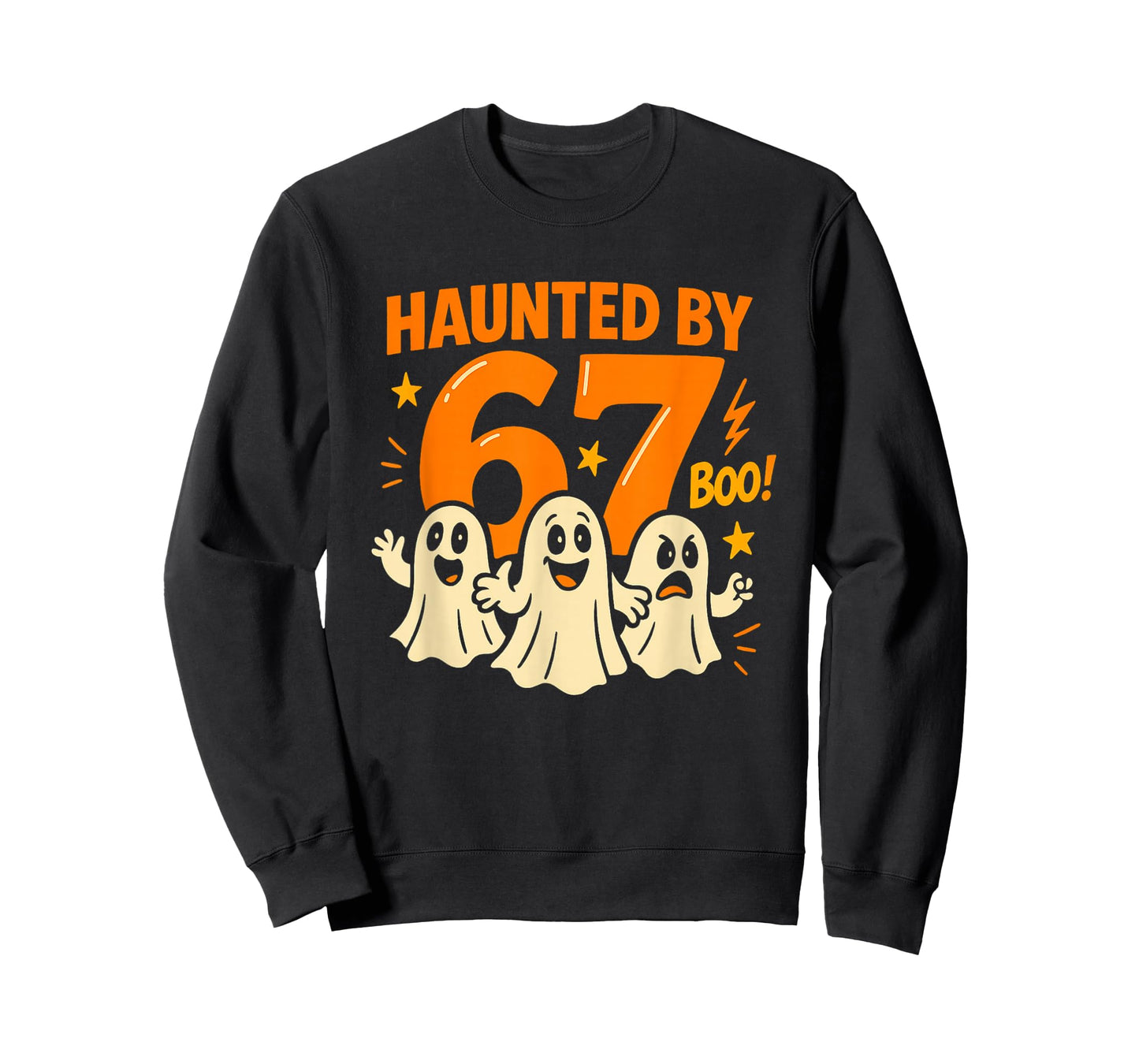 Haunted by 67 Six Seven 6 7 Meme Gen Alpha Halloween Shirt T-Shirt