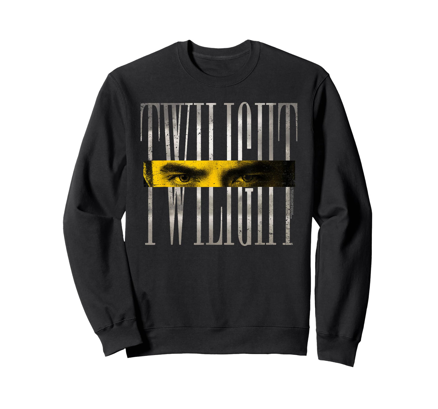 Twilight Saga Edward's Eyes with Retro Logo Movie T-Shirt