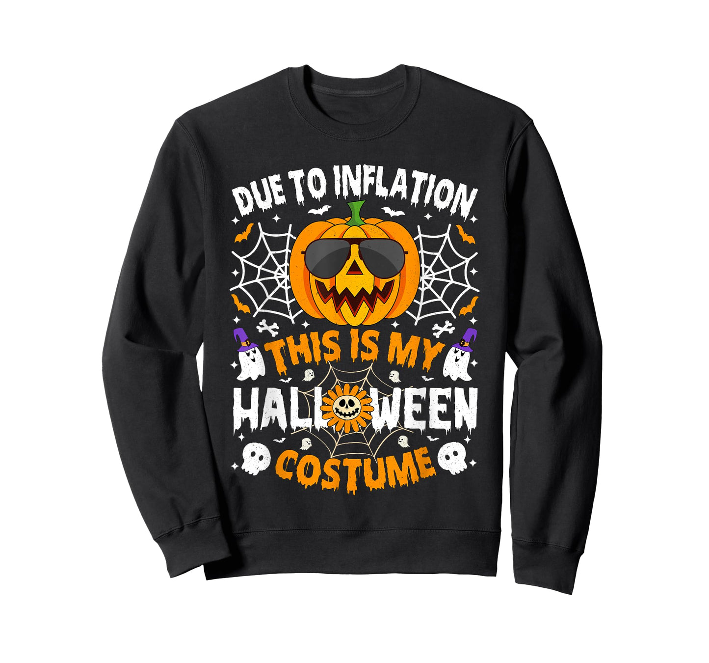 Due to Inflation This is My Halloween Costume Fun Men Women T-Shirt
