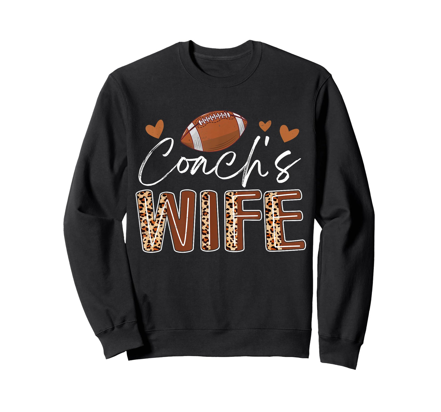 Football Coach's Wife Funny Football Fan Lover T-Shirt