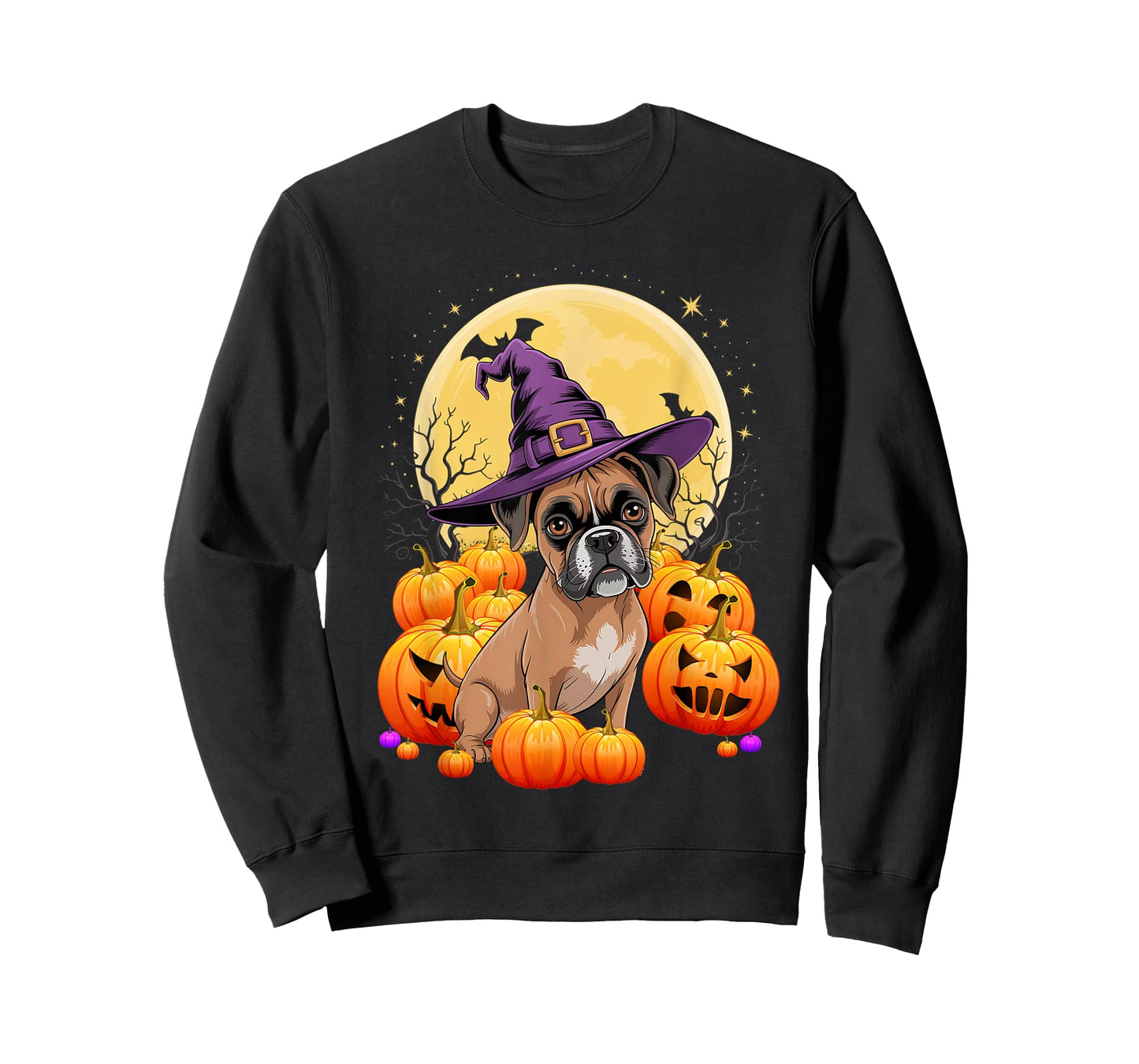 Halloween Boxer Dog Pumpkin Costume for Men Women Kids T-Shirt