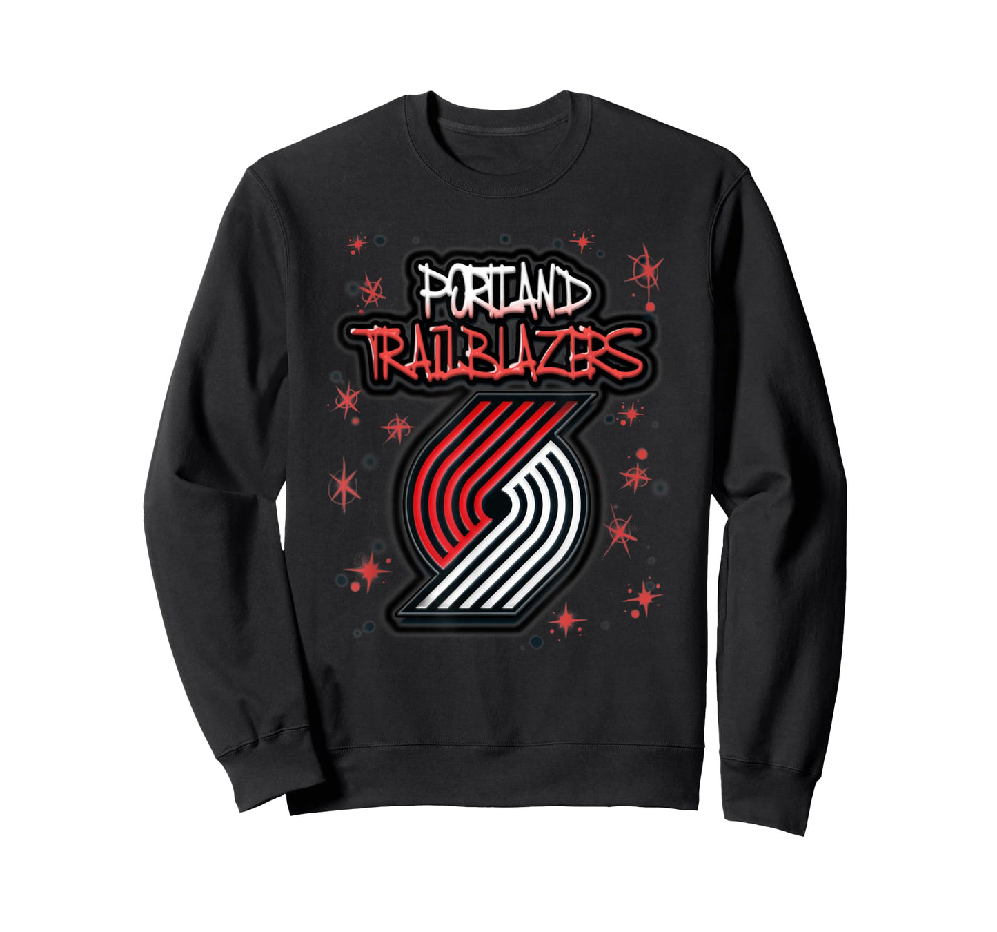 NBA Portland Trail Blazers Airbrush Logo T-Shirt