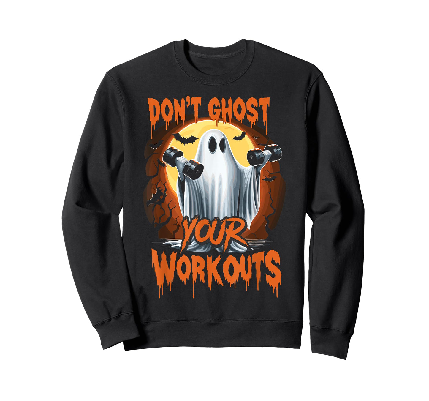 Halloween Gym Don’T Ghost Your Workouts Halloween Workout T-Shirt