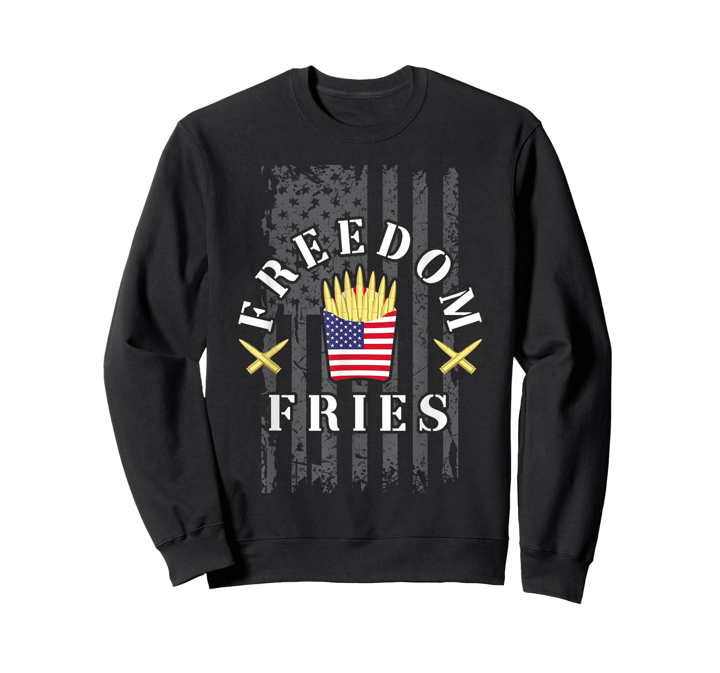 Funny Patriotic Freedom Fries 2nd Amendment Freedom Fries T-Shirt