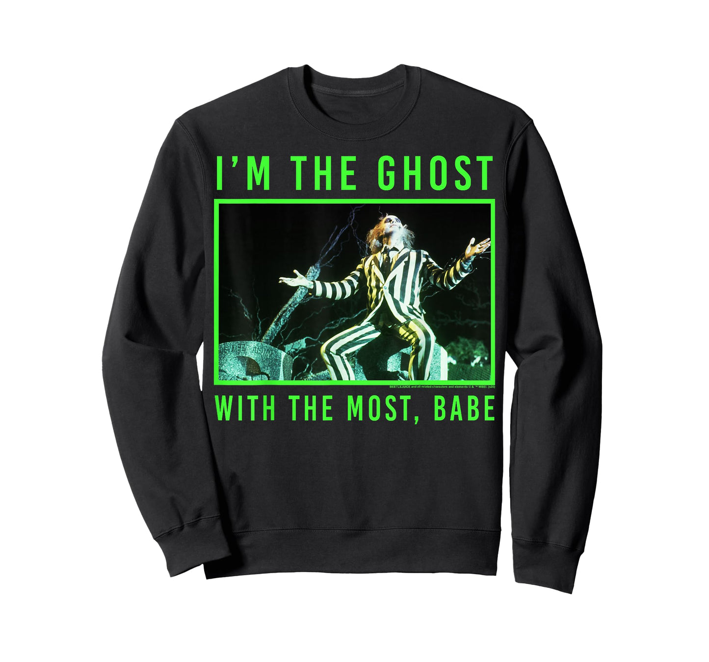 Beetlejuice I'm The Ghost with The Most Babe T-Shirt Small