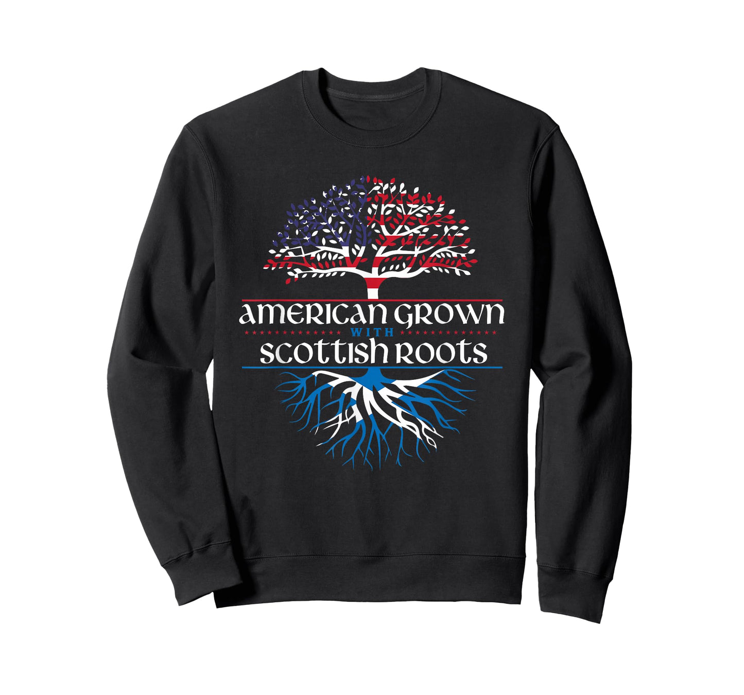 American Grown with Scottish Roots - Scotland Pride Heritage T-Shirt