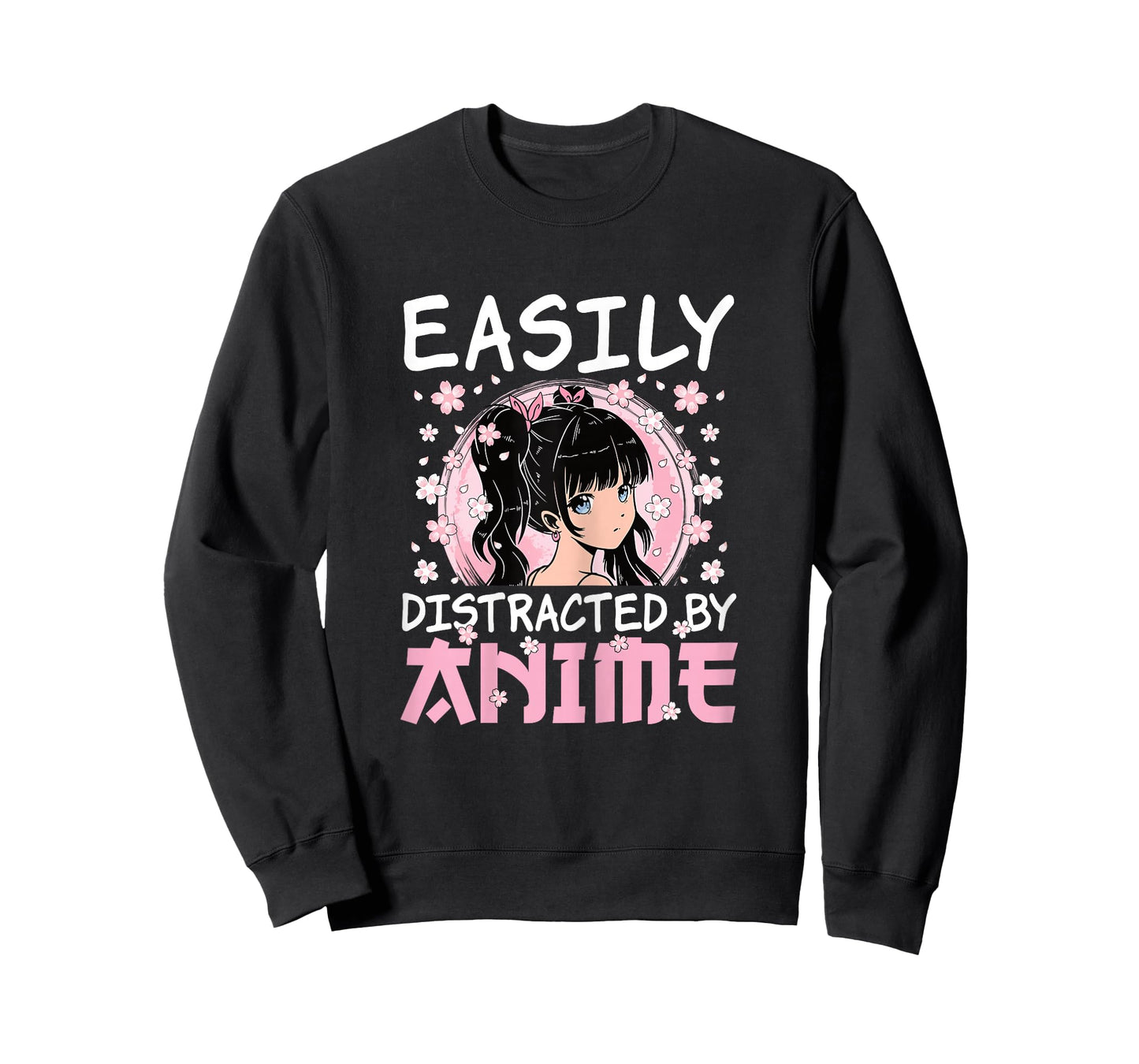 Easily Distracted By Anime Japanese Anime Otaku Women Girls T-Shirt