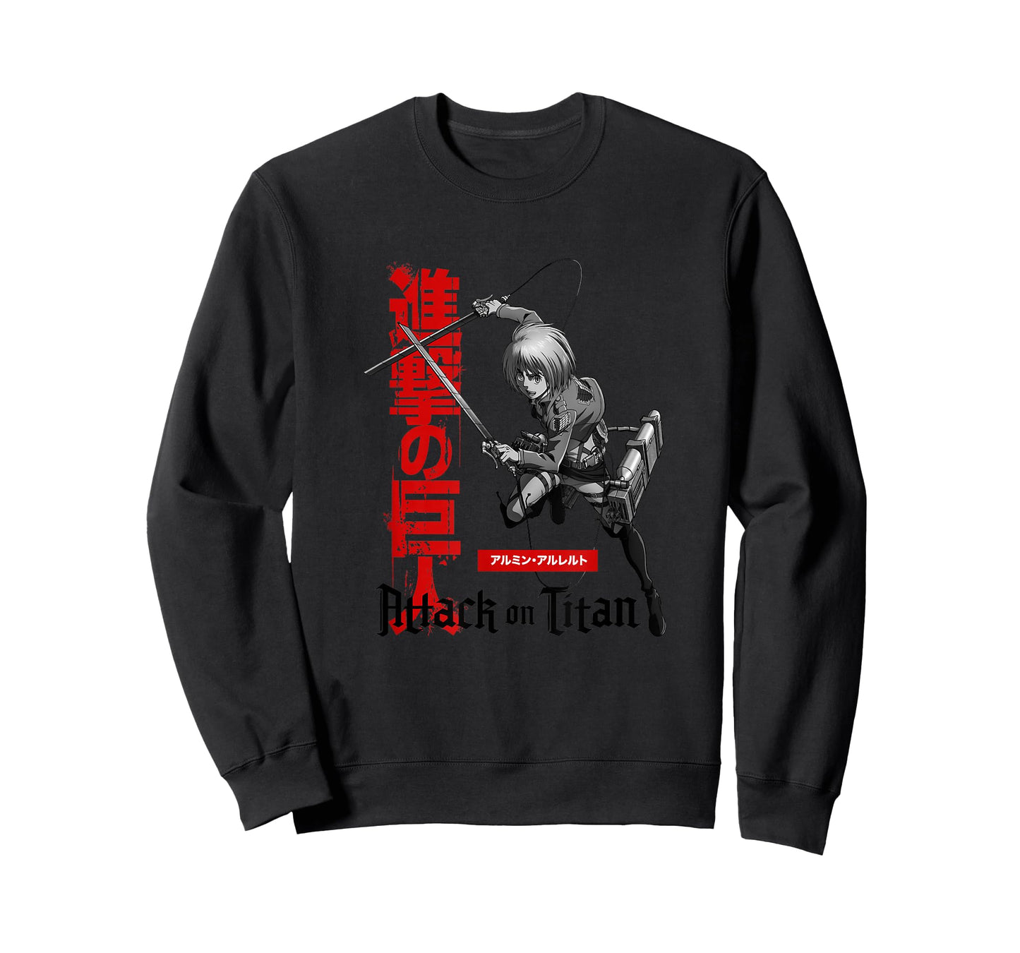 Attack on Titan Season 3 Armin with Kanji AOT Anime T-Shirt