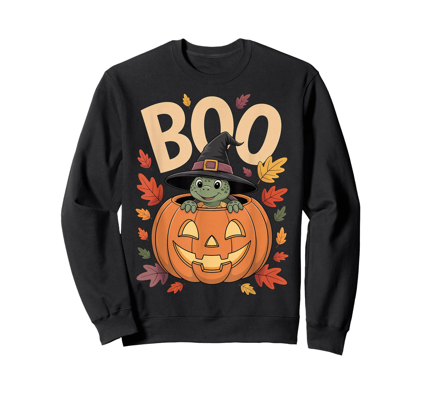 Turtle Costume on Pumpkin Halloween Turtle T-Shirt