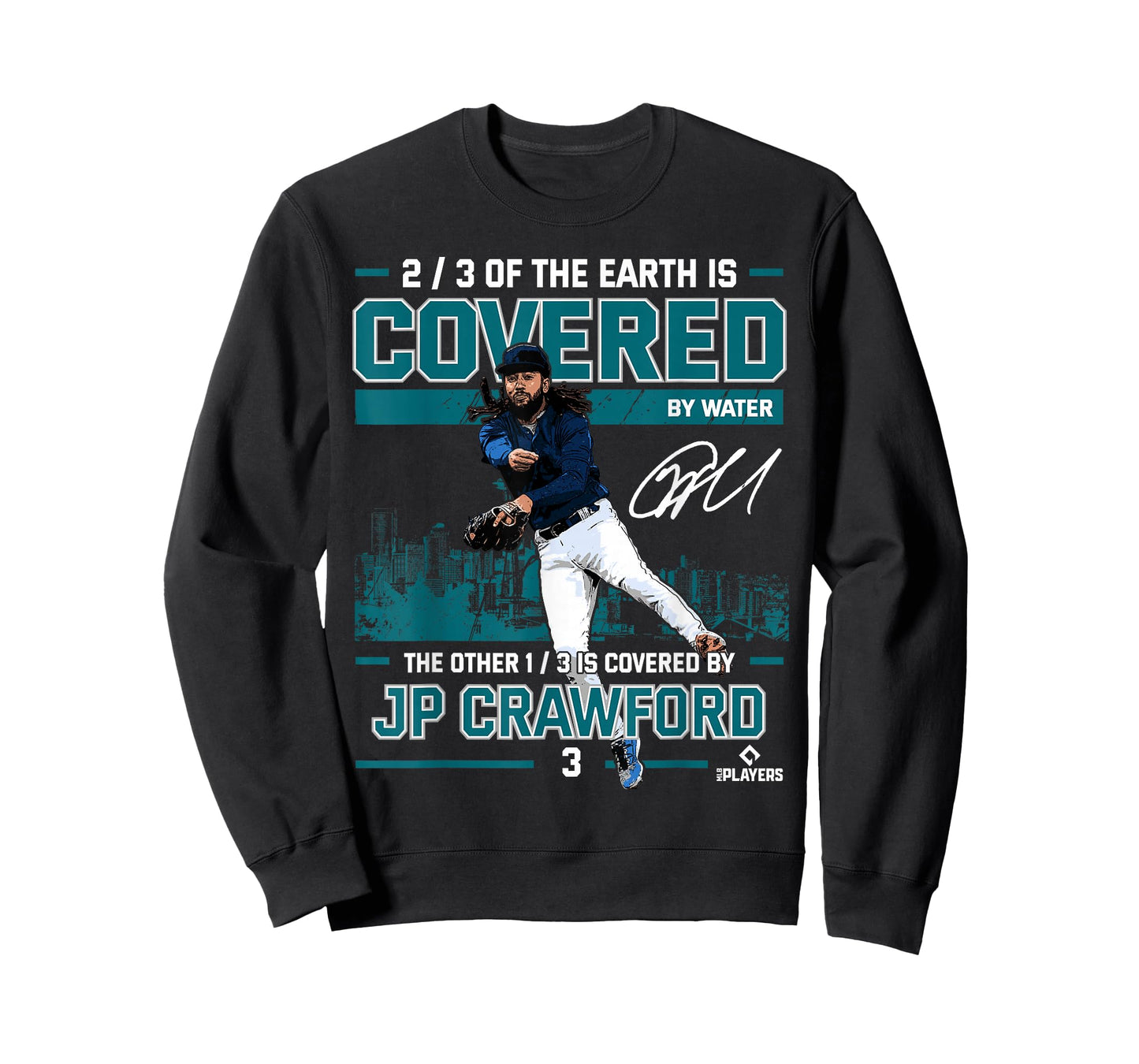 Covered JP Crawford Seattle MLBPA T-Shirt