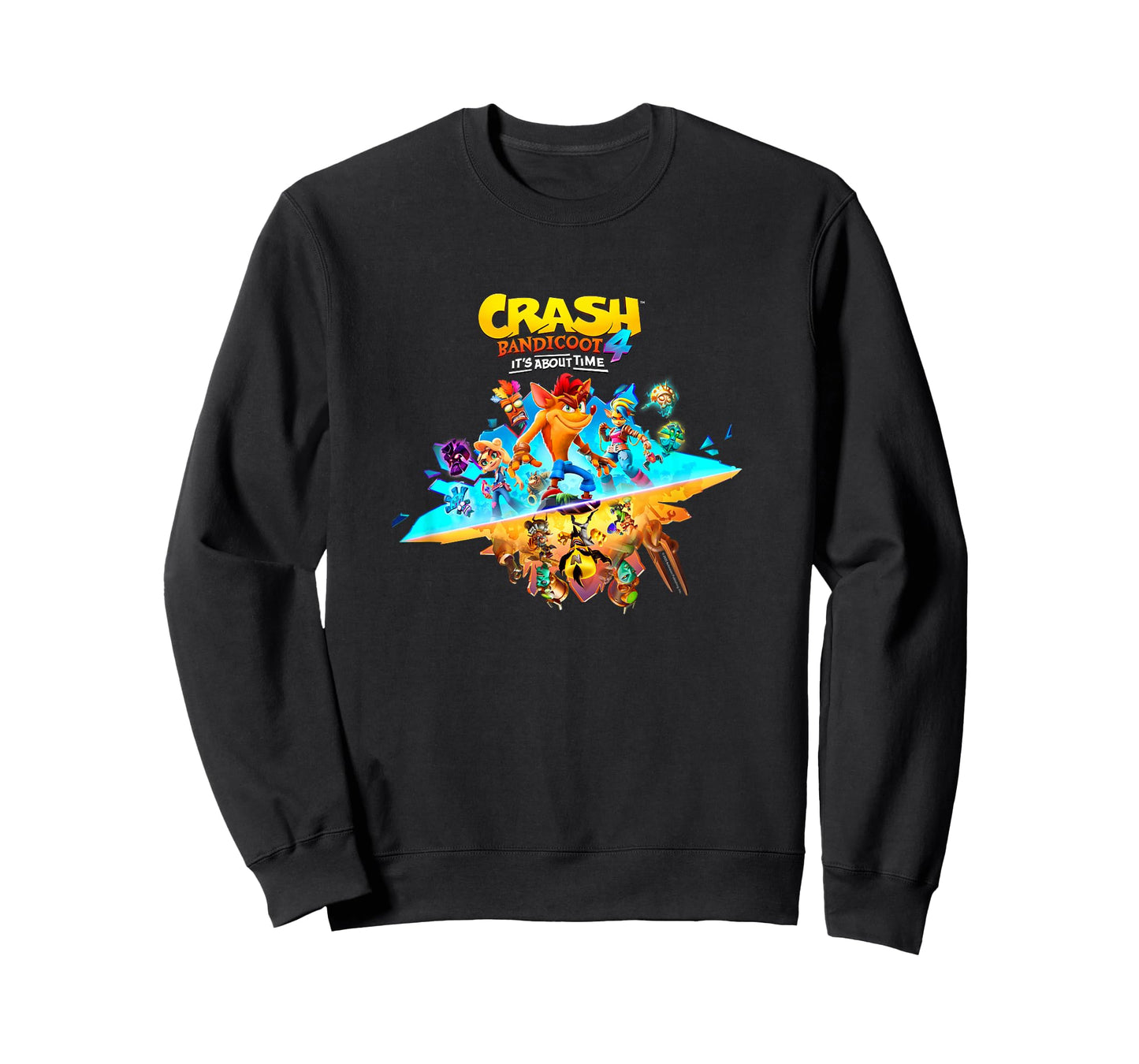 Crash Bandicoot 4: It's About Time Split Island Game Poster T-Shirt