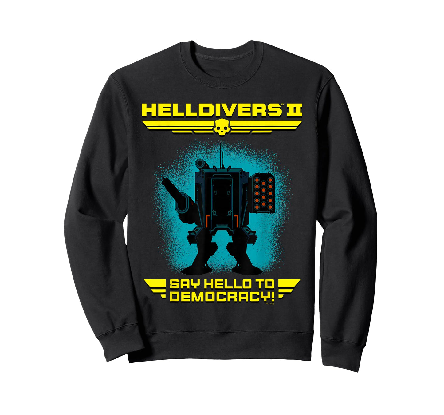 Helldivers 2 Sony Playstation Video Game Say Hello Democracy T-Shirt