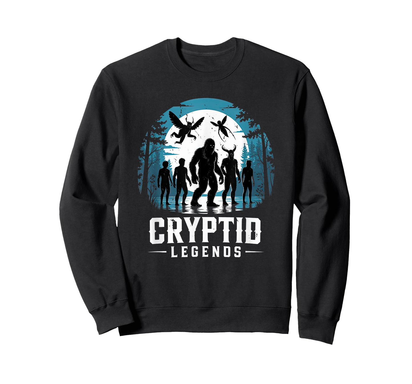 Cryptid legends mothman bigfoot jersey devil chupacabra T-Shirt