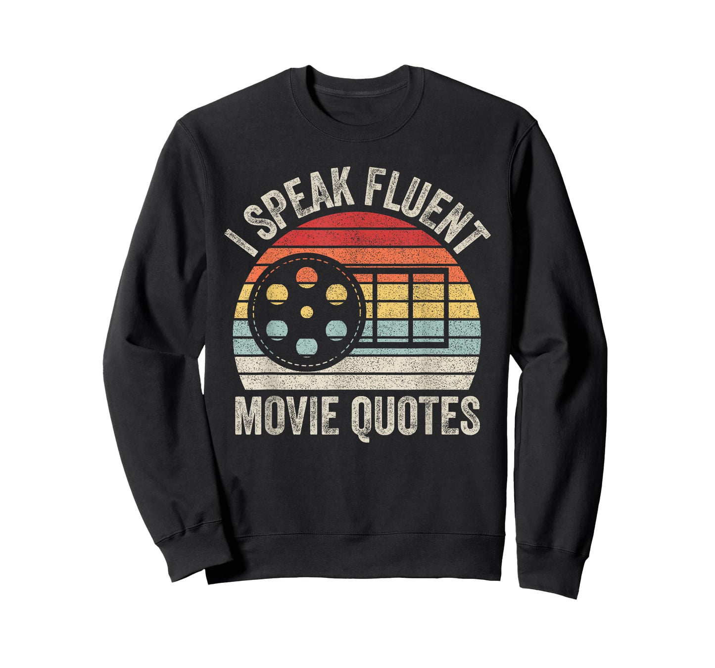 Vintage Retro I Speak Fluent Movie Quotes Movie Lover T-Shirt