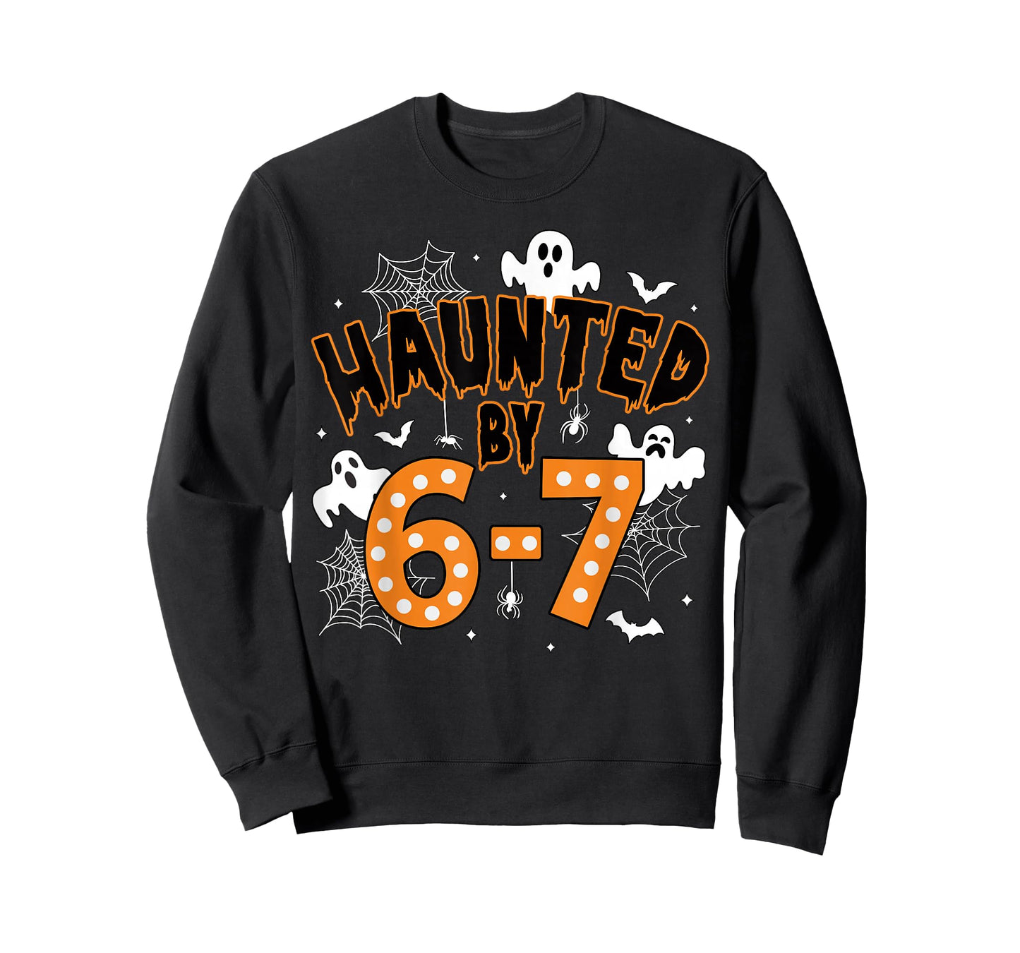 67 Meme Halloween Haunted– Funny Ghost and Pumpkin Halloween T-Shirt