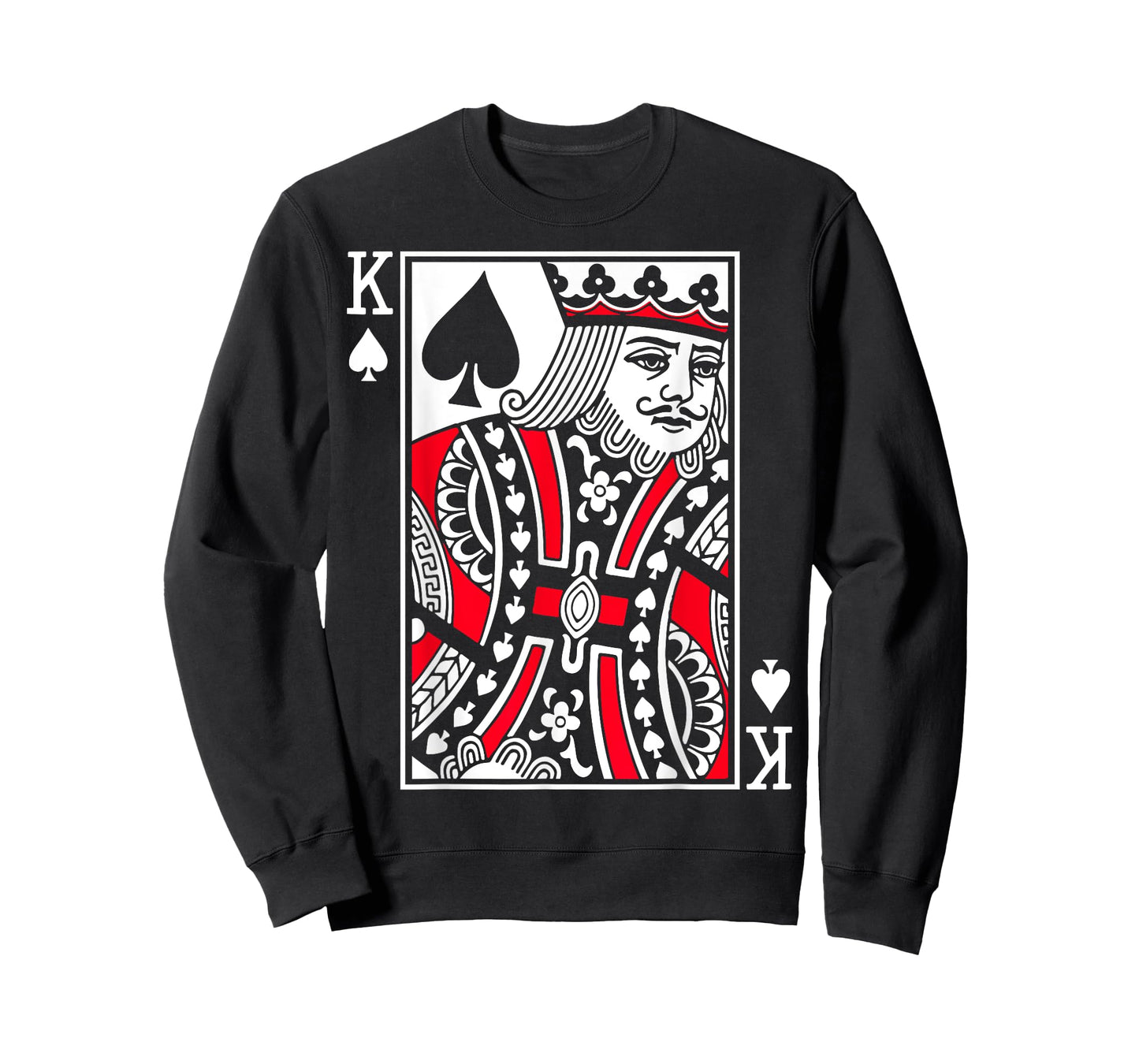King Poker Card of Spades Playing Cards with 4 Kings Costume T-Shirt