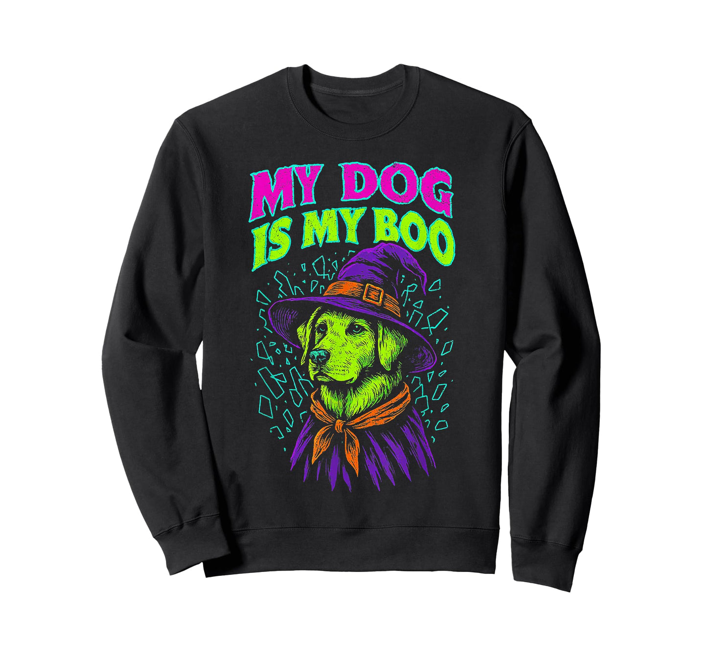 Dog is My Boo Witch - Dog Witch Halloween T-Shirt