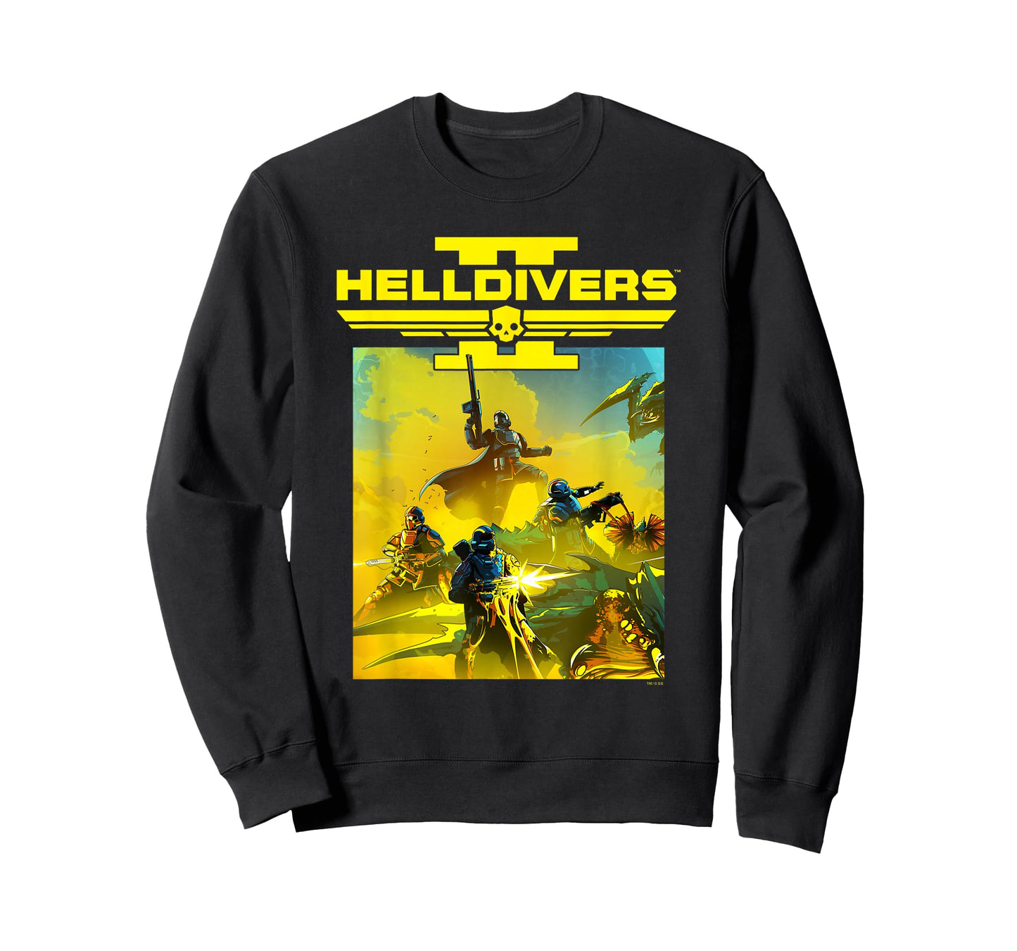 Helldivers 2 Sony Playstation Video Game Group Key Art T-Shirt