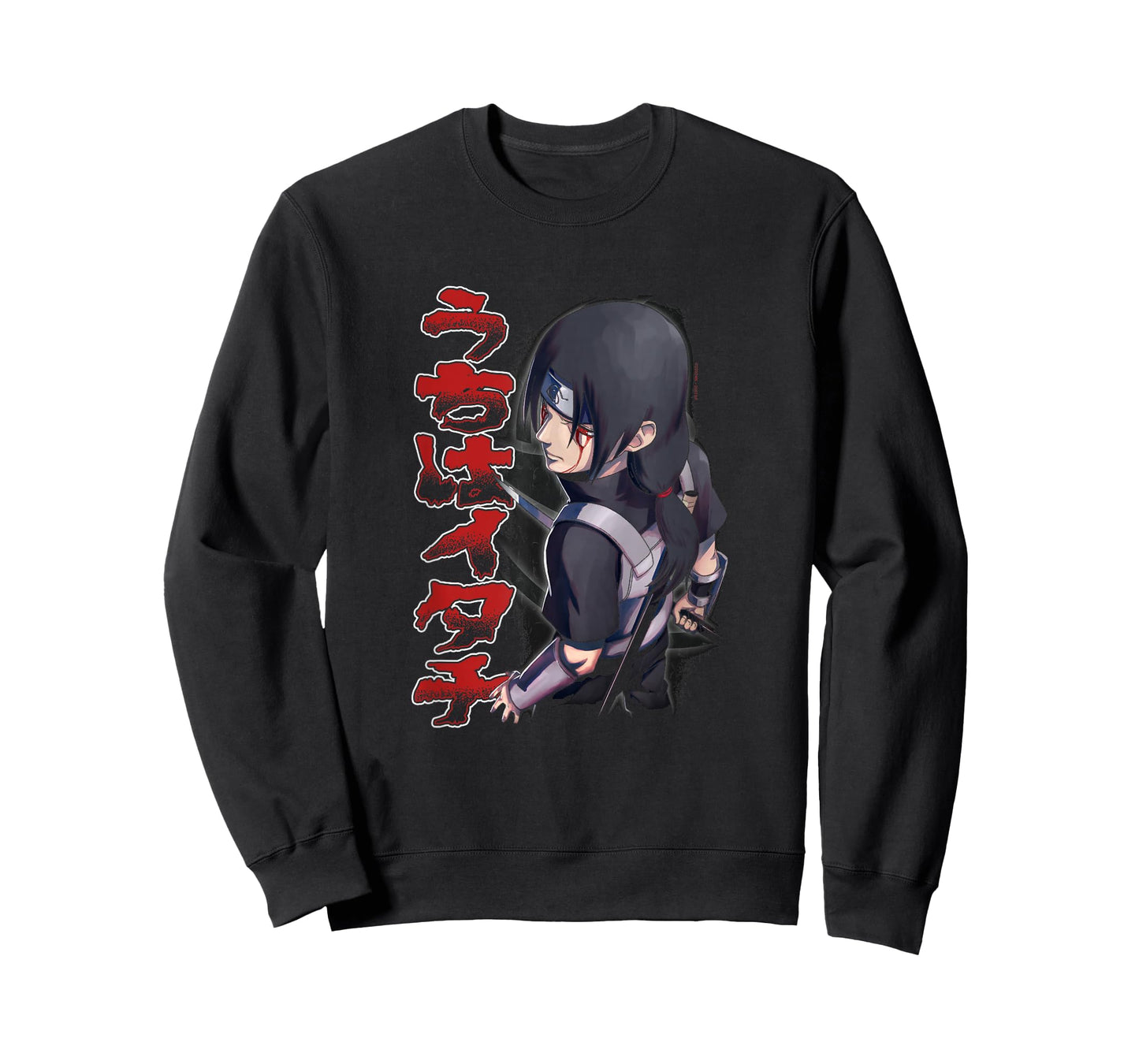 Naruto Shippuden Itachi Stance & Kanji T-Shirt