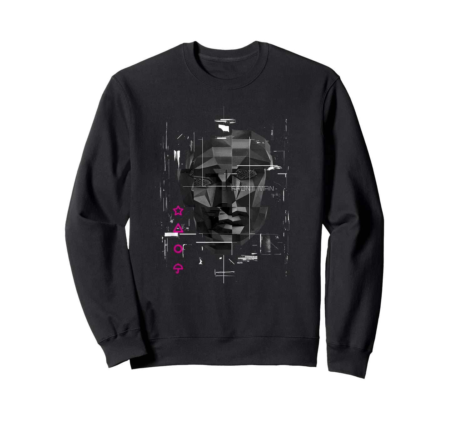 Squid Game Front Man Mask Glitch T-Shirt