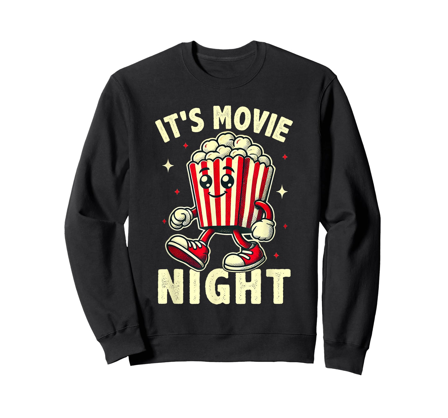 It's Movie Night Retro Family Movie Night T-Shirt