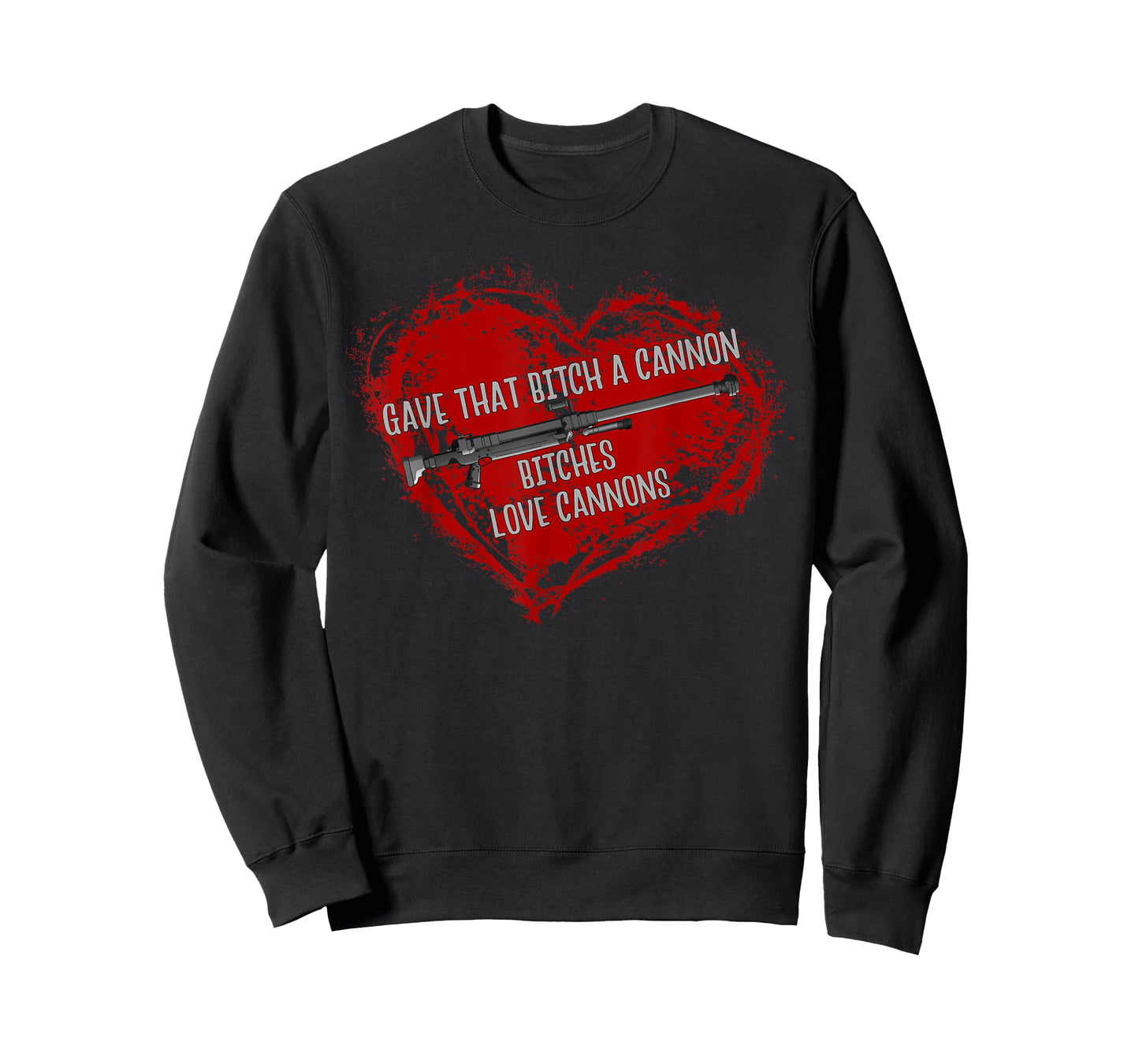 Bitches Love Cannons Funny Adult Meme Gamer Anime T-Shirt