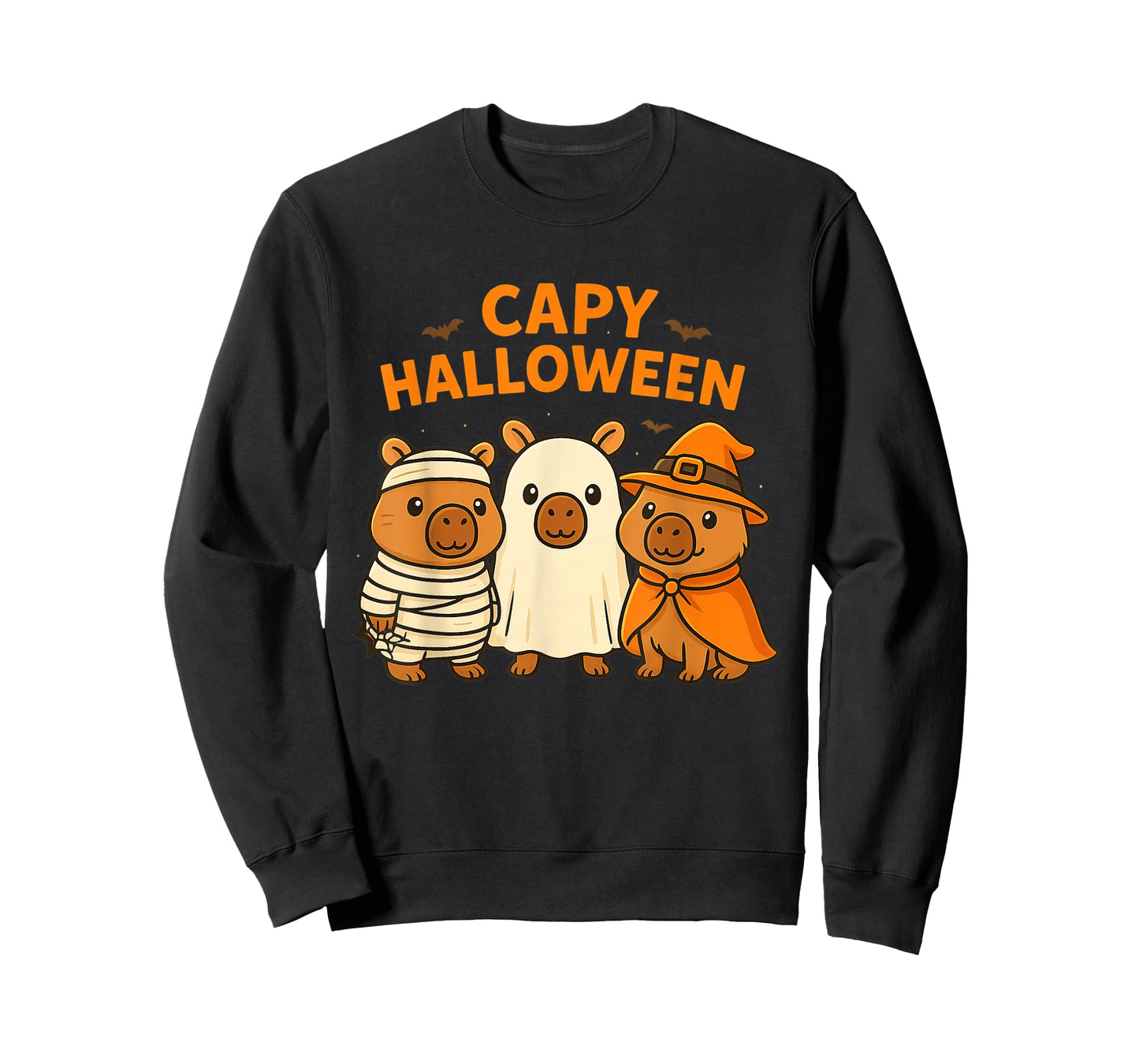 Capy Halloween Boys Girls Cute Capybara Halloween Costume T-Shirt