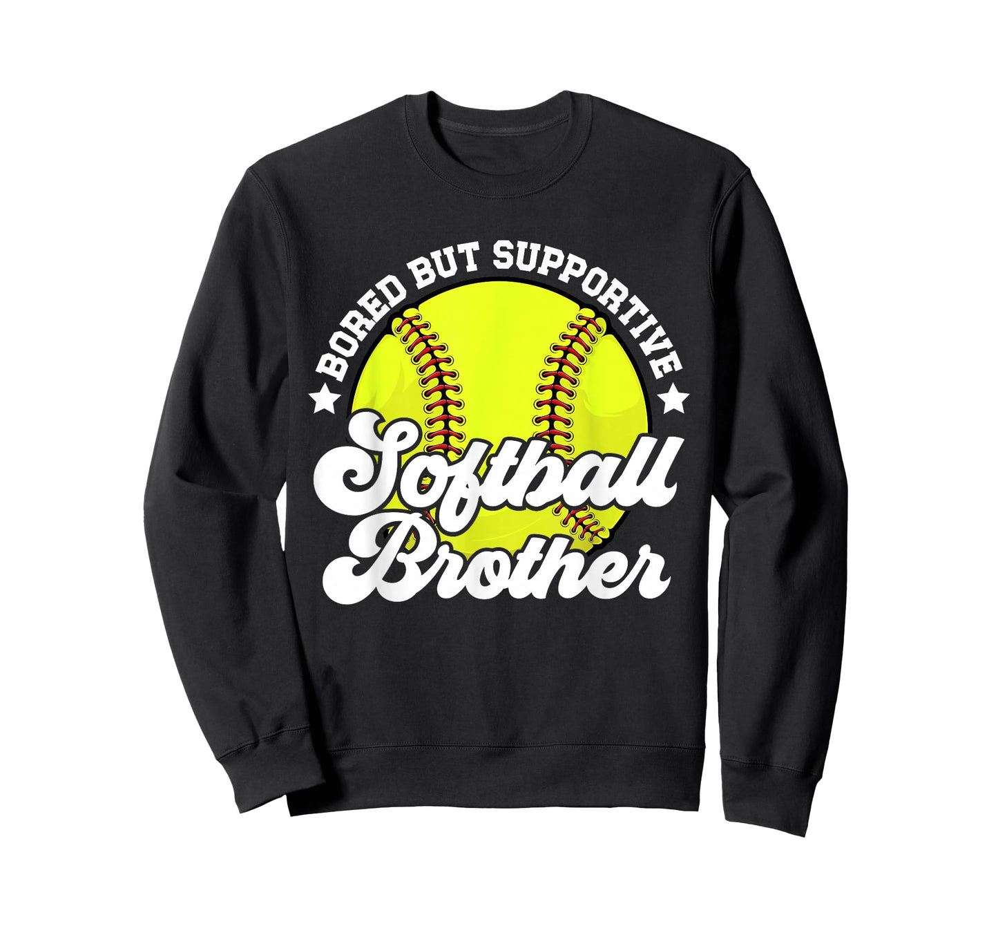 Supportive Softball Brother Softball Player's Brother T-Shirt